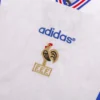Retro 1996 France Away Soccer Jersey – badge and fabric details