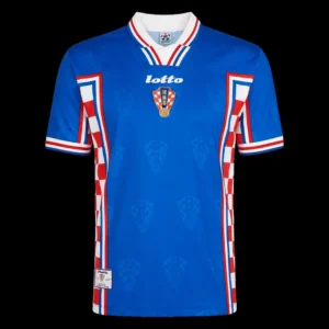Retro 1998 Croatia Away Soccer Jersey – front view