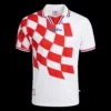 Retro 1998 Croatia Home Soccer Jersey – front view