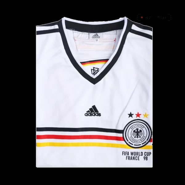 Retro 1998 Germany Home Soccer Jersey – jersey details