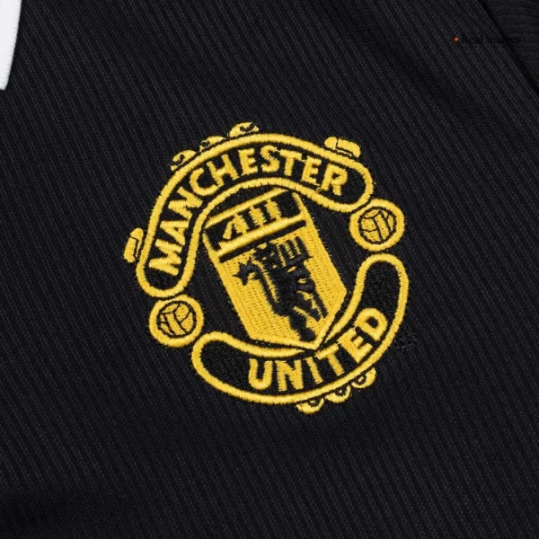 Retro 1998 Manchester United Away Long Sleeve Soccer Jersey – jersey details