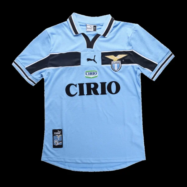 Retro 1999/00 Lazio Home Soccer Jersey – front view