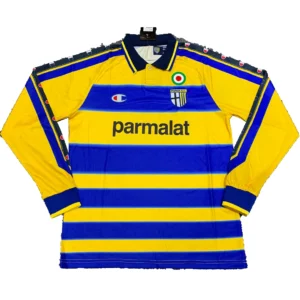 Retro 1999/00 Parma Calcio 1913 Away Long Sleeve Soccer Jersey – front view
