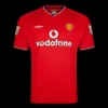 Retro 2000/02 Manchester United Home Soccer Jersey – front view