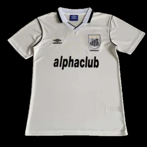 Retro 2001 Santos FC Home Soccer Jersey – front view