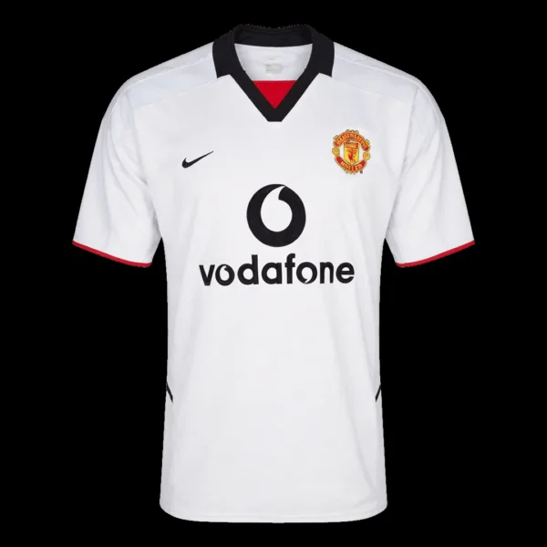 Retro 2002/03 Manchester United Away Soccer Jersey – front view