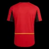 Retro 2002 Belgium Home Soccer Jersey – back view