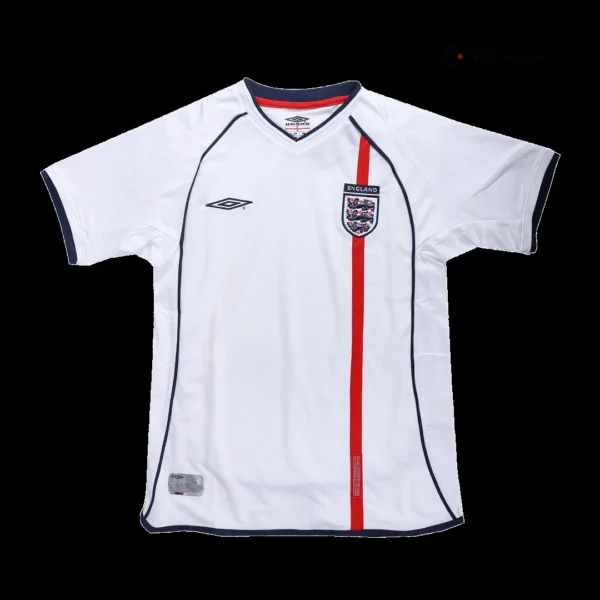 Retro 2002 England Home Soccer Jersey – jersey details