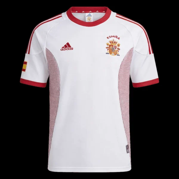 retro-2002-spain-away-soccer-jersey-702612-01 Retro 2002 Spain Away Soccer Jersey – front view