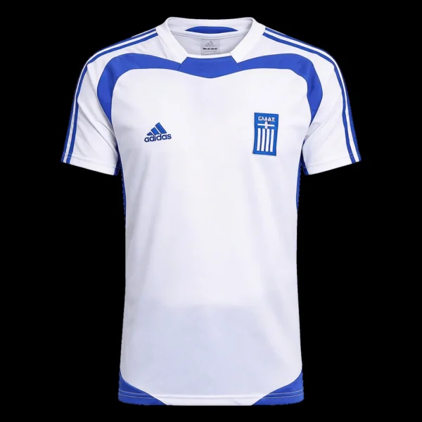 Retro 2004 Greece Away Soccer Jersey – front view