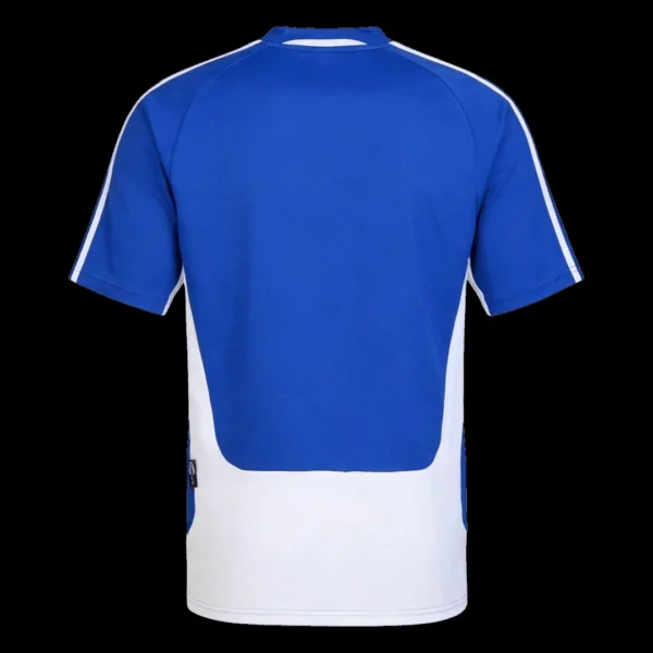 Retro 2004 Greece Home Soccer Jersey – back view