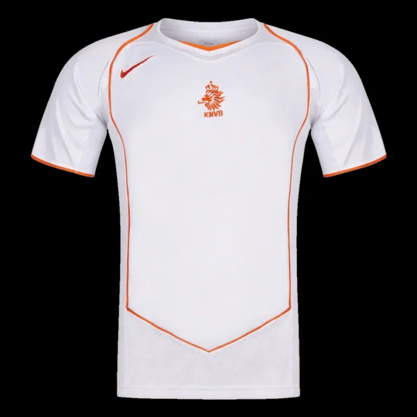 Retro 2004 Netherlands Away Soccer Jersey – front view