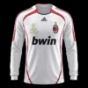 Retro 2006/07 AC Milan Away Long Sleeve Soccer Jersey – front view