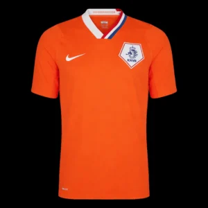 Retro 2008 Netherlands Home Soccer Jersey – front view