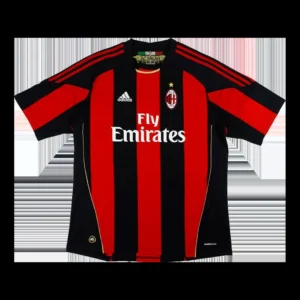 Retro 2010/11 AC Milan Home Soccer Jersey – front view