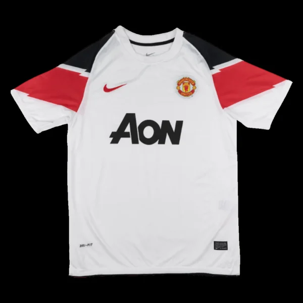 Retro 2010/11 Manchester United Away Soccer Jersey – front view