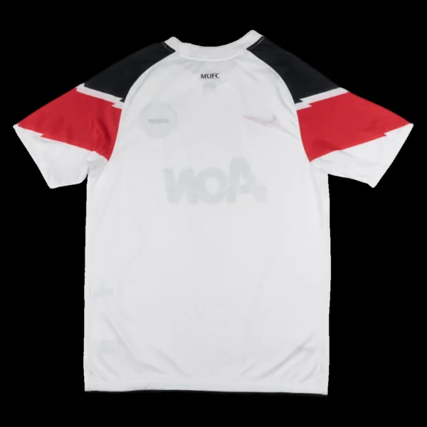 Retro 2010/11 Manchester United Away Soccer Jersey – back view