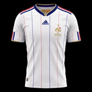 Retro 2010 France Away Soccer Jersey – front view
