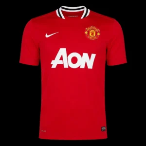 Retro 2011/12 Manchester United Home Soccer Jersey – front view