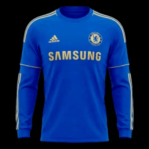 Retro 2012/13 Chelsea Home Long Sleeve Soccer Jersey – front view