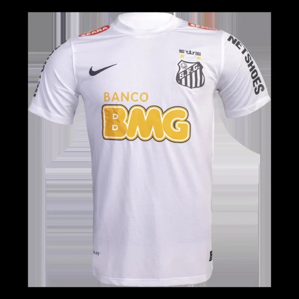 Retro 2012 Santos FC Home Soccer Jersey – front view