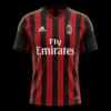 Retro 2013/14 AC Milan Home Soccer Jersey – front view