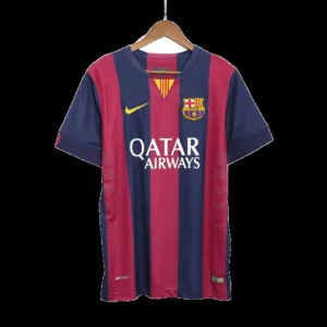 Retro 2014/15 Barcelona Home Soccer Jersey – front view