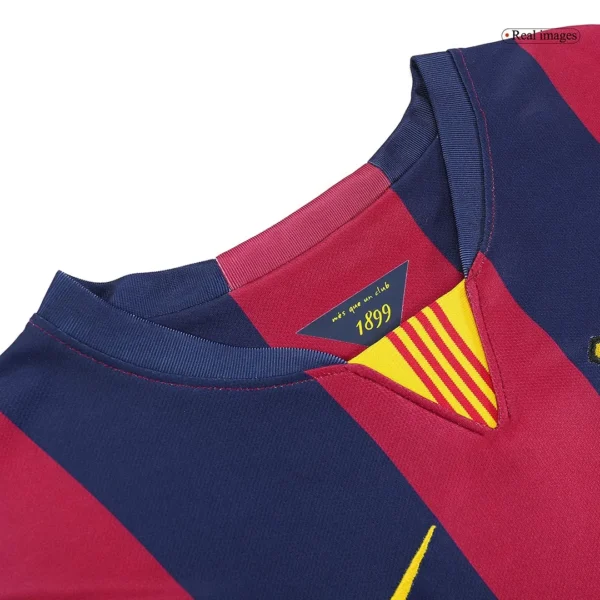 Retro 2014/15 Barcelona Home Soccer Jersey – jersey details