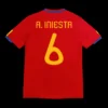retro-a-iniesta-6-2010-spain-home-soccer-jersey-504955-01 Retro A. INIESTA #6 2010 Spain Home Soccer Jersey – front view