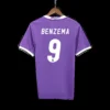 Retro BENZEMA #9 2016/17 Real Madrid Away Soccer Jersey – front view