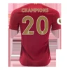 Retro “Champion #20 Golden” 2019/20 Liverpool Home Soccer Jersey – back view