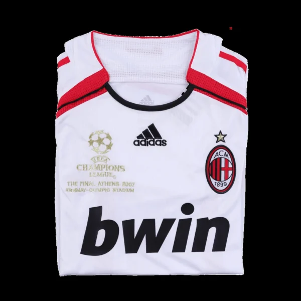 Retro KAKA’ #22 2006/07 AC Milan Away Soccer Jersey – UCL – back view