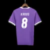 Retro KROOS #8 2016/17 Real Madrid Away Soccer Jersey – front view