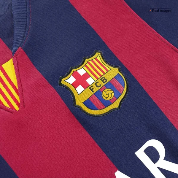 Retro Lionel Messi #10 2014/15 Barcelona Home Soccer Jersey – jersey details