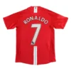 Retro RONALDO #7 2007/08 Manchester United Home Soccer Jersey – front view