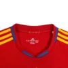 Retro XAVI #8 2010 Spain Home Soccer Jersey – back view