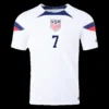 REYNA #7 USA Home Soccer Jersey 2022 – Player Version – back view