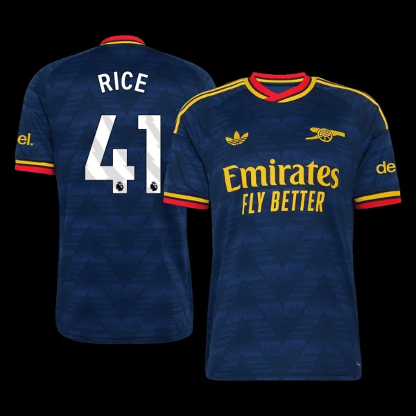 RICE #41 Arsenal Away Soccer Jersey 2026/27 – Fan Version – front view
