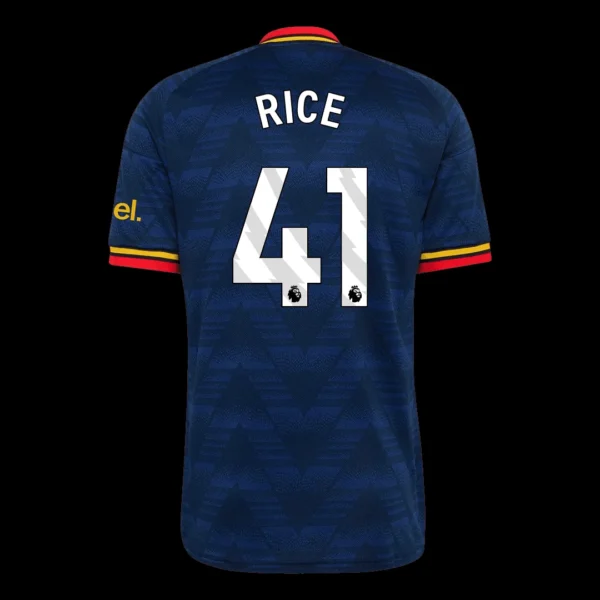 RICE #41 Arsenal Away Soccer Jersey 2026/27 – Fan Version – back view