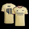 RICE #41 Arsenal Third Away Soccer Jersey 2026/27 – UCL Player Version – front view