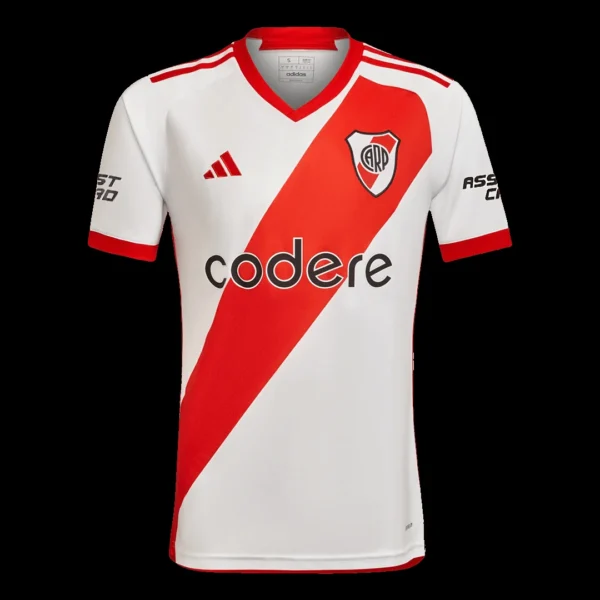 River Plate Home Soccer Jersey 2023/24 – Fan Version – front view