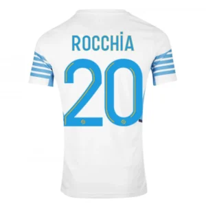 rocchia-20-marseille-home-soccer-jersey-2021-22-fan-version-115111-01 ROCCHIA #20 Marseille Home Soccer Jersey 2021/22 โ Fan Version โ front view