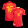rodrigo-16-spain-home-soccer-jersey-euro-player-version-01 RODRIGO #16 Spain Home Soccer Jersey Euro β Player Version β front view