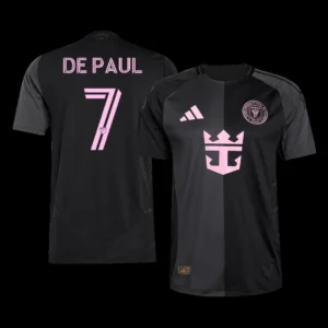 Rodrigo De Paul #7 Inter Miami CF Away Soccer Jersey 2025 – Player Version – front view