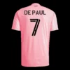 Rodrigo De Paul #7 Inter Miami CF Home Soccer Jersey 2025 – Fan Version – jersey details