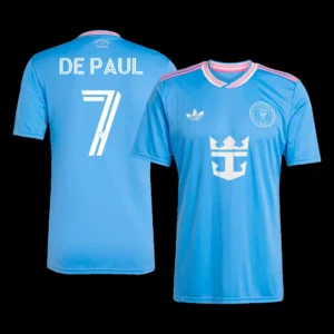 Rodrigo De Paul #7 Inter Miami CF Third Away Soccer Jersey 2025 – Fan Version – front view