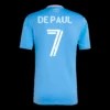 Rodrigo De Paul #7 Inter Miami CF Third Away Soccer Jersey 2025 – Fan Version – jersey details