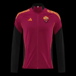 Roma Windbreaker Jacket 2025/26 – Fan Version – front view