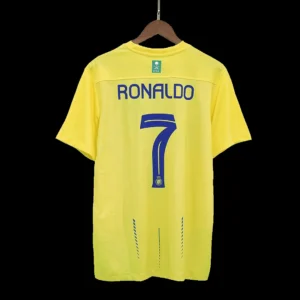 ronaldo-7-al-nassr-home-soccer-jersey-2023-24-fan-version-370309-01 RONALDO #7 Al Nassr Home Soccer Jersey 2023/24 โ Fan Version โ front view