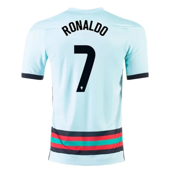 RONALDO #7 Portugal Away Soccer Jersey 2020 – Fan Version – back view